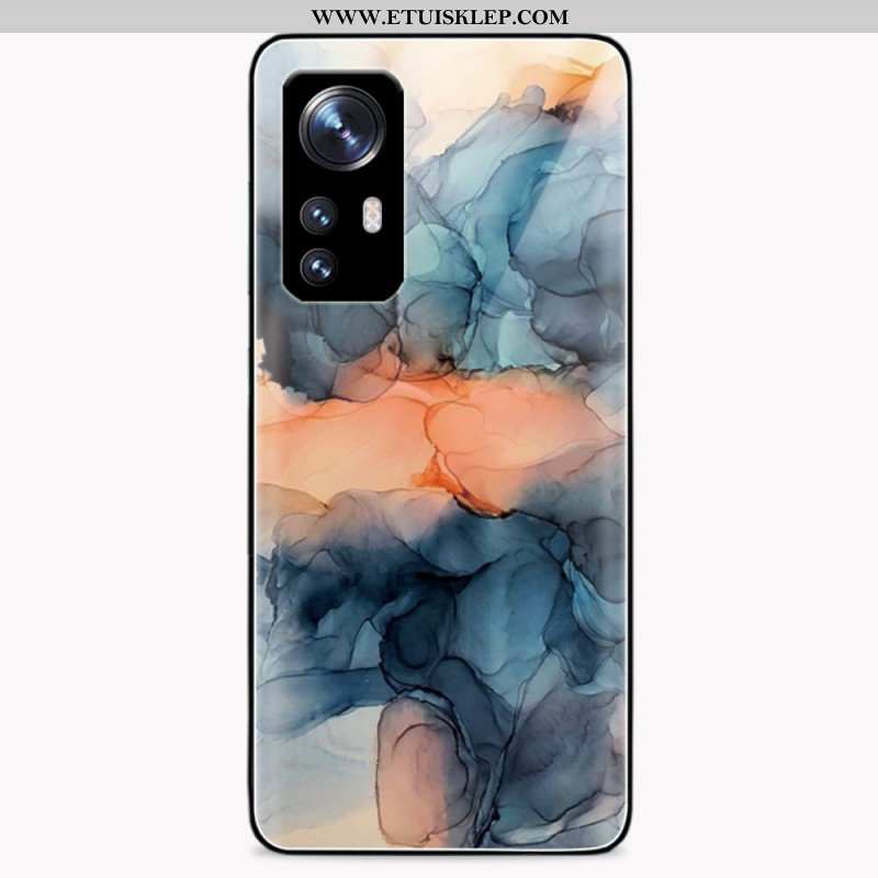 Futerały do Xiaomi 12 / 12X Akwarela Marmur Szkło Hartowane